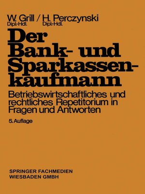 cover image of Der Bank- und Sparkassenkaufmann